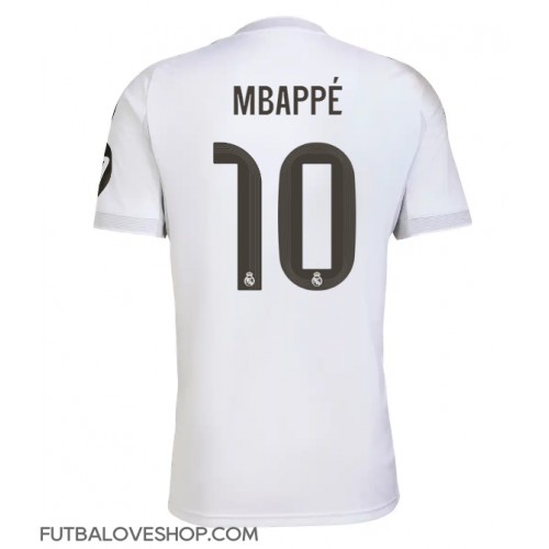 Dres Real Madrid Kylian Mbappe #10 Domáci 2025-26 Krátky Rukáv